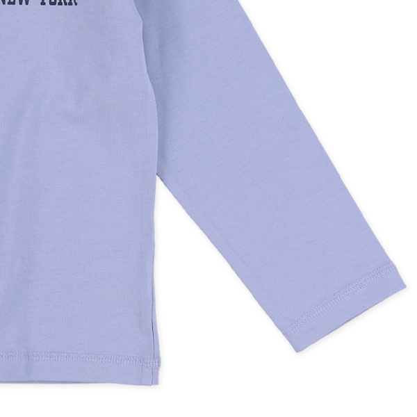 切り替えワンポイント長袖Tシャツ