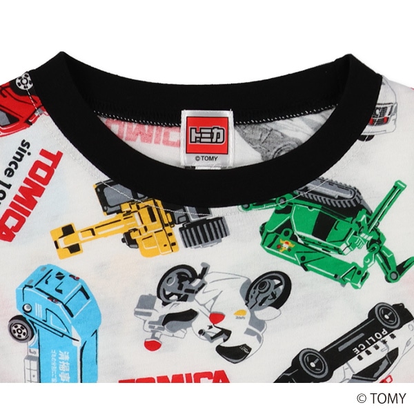 総柄長袖Tシャツ（トミカ）