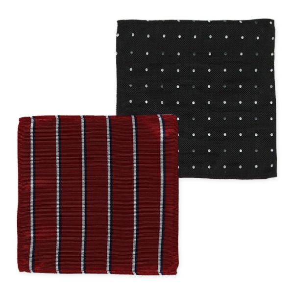 ネクタイ・チーフ付きフォーマル長袖シャツ