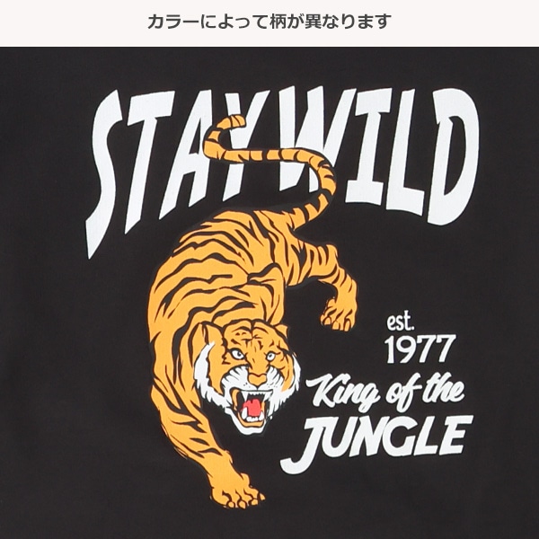 ミニ裏毛異素材レイヤード風長袖Tシャツ