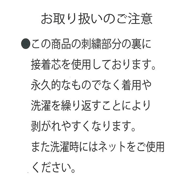 裏毛サガラ刺繍レイヤード風長袖Tシャツ