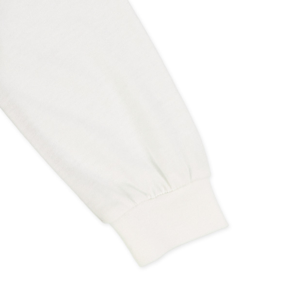 ワッフルリブラインレイヤード風長袖Tシャツ