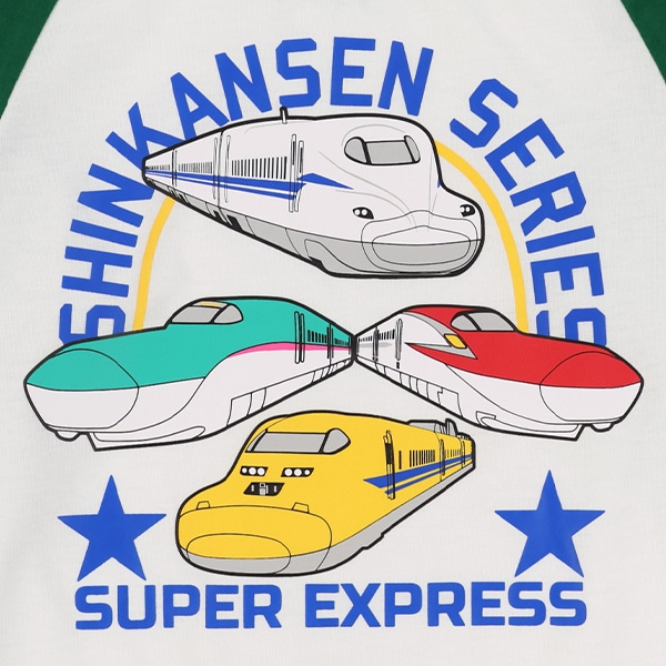 新幹線長袖Tシャツ