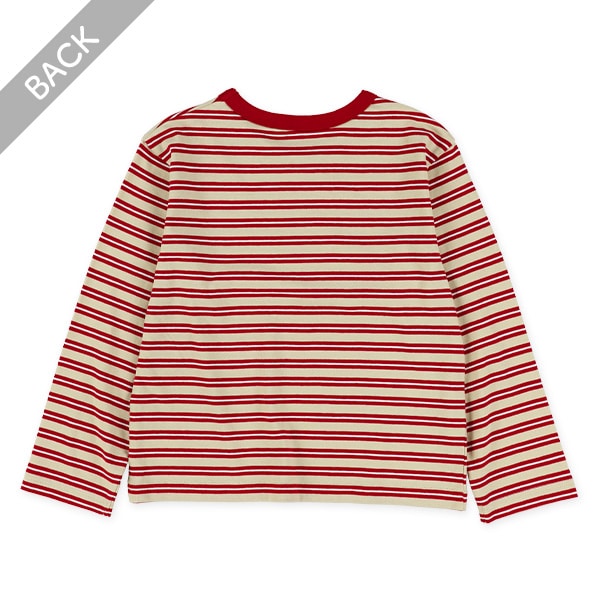 マルチボーダー長袖Tシャツ