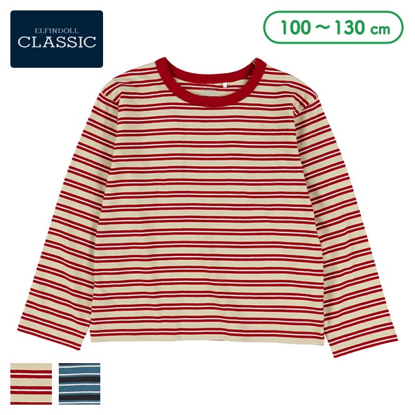 マルチボーダー長袖Tシャツ | 西松屋オンラインストア