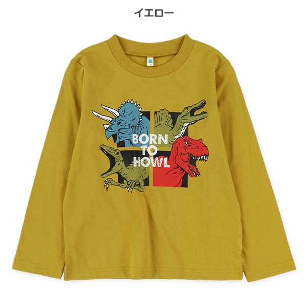 恐竜柄長袖Tシャツ | 西松屋オンラインストア