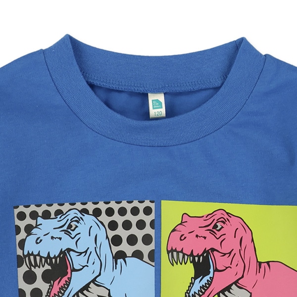 恐竜柄長袖Tシャツ