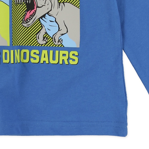恐竜柄長袖Tシャツ