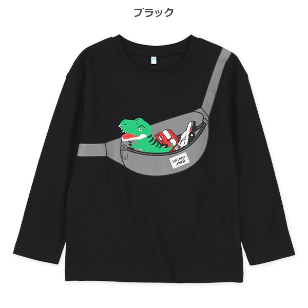 サコッシュプリント長袖Tシャツ