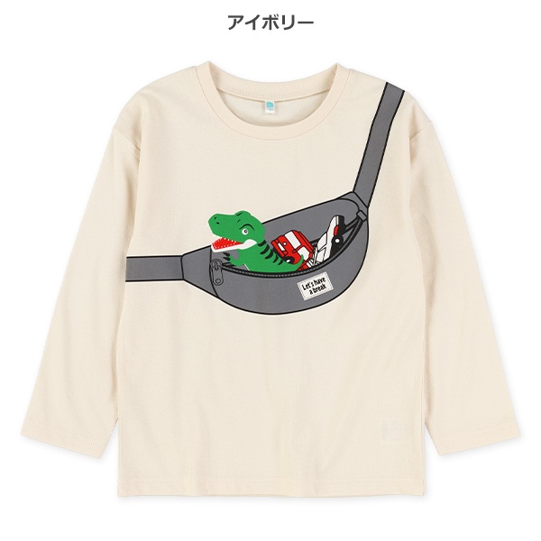 サコッシュプリント長袖Tシャツ