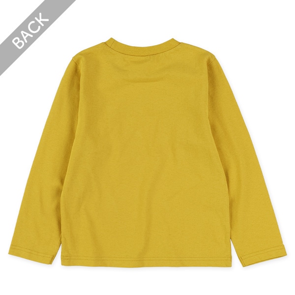 発泡プリント長袖Tシャツ