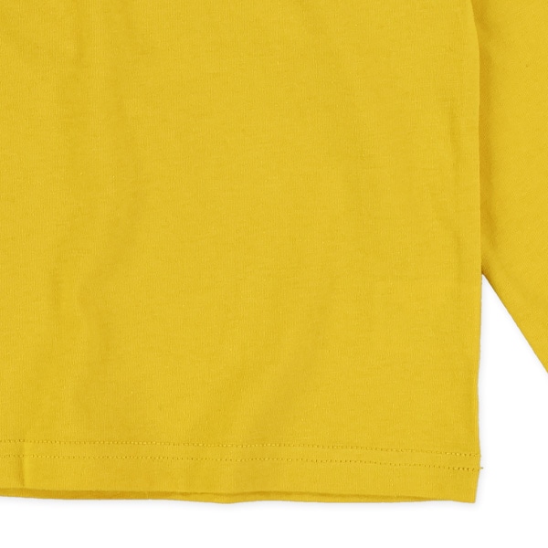 ポケット刺繍長袖Tシャツ（フェイス）