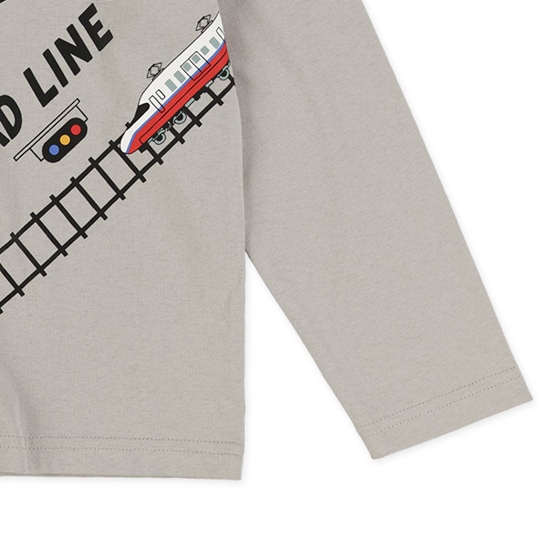 電車線路長袖Tシャツ