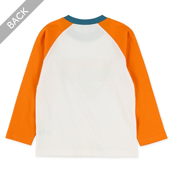 恐竜ラグラン長袖Tシャツ
