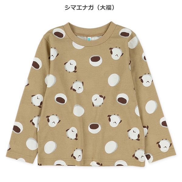 生き物総柄長袖Tシャツ