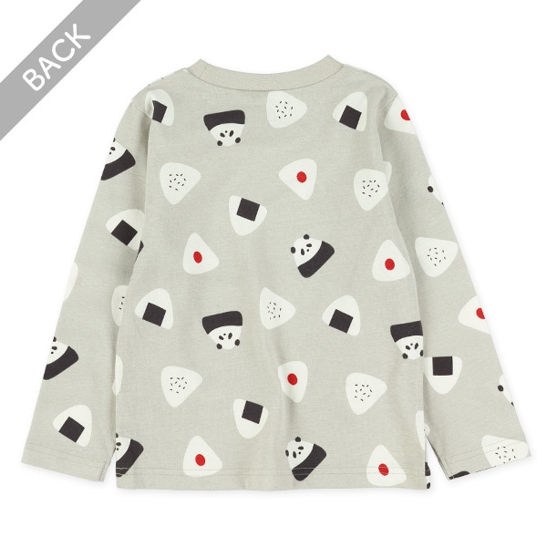 生き物総柄長袖Tシャツ