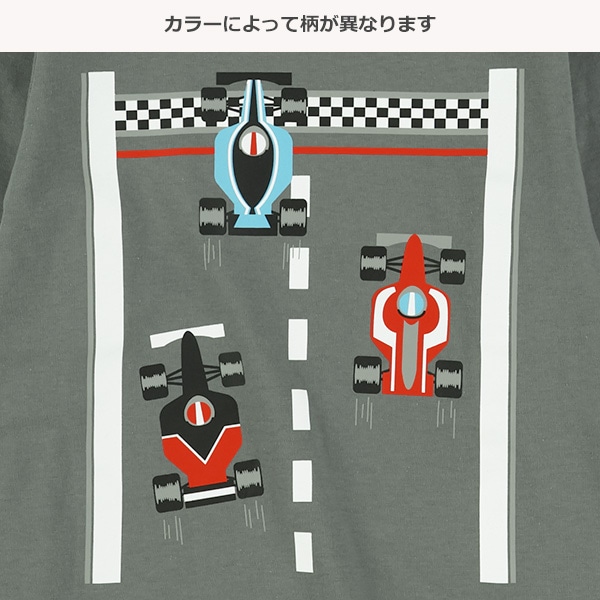 レーシングプリント長袖Tシャツ