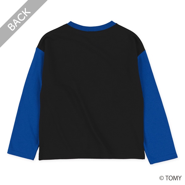 袖配色長袖Tシャツ（トミカ）