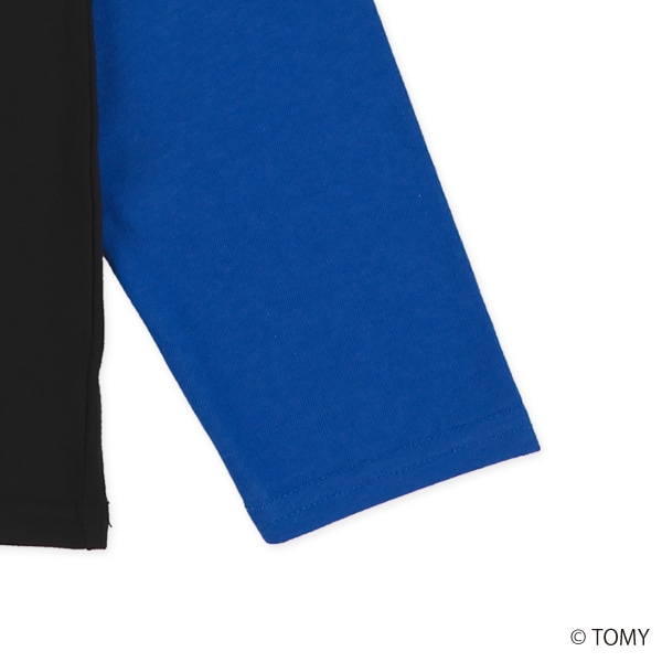 袖配色長袖Tシャツ（トミカ）