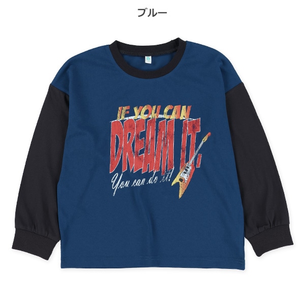 アメカジ柄長袖Tシャツ