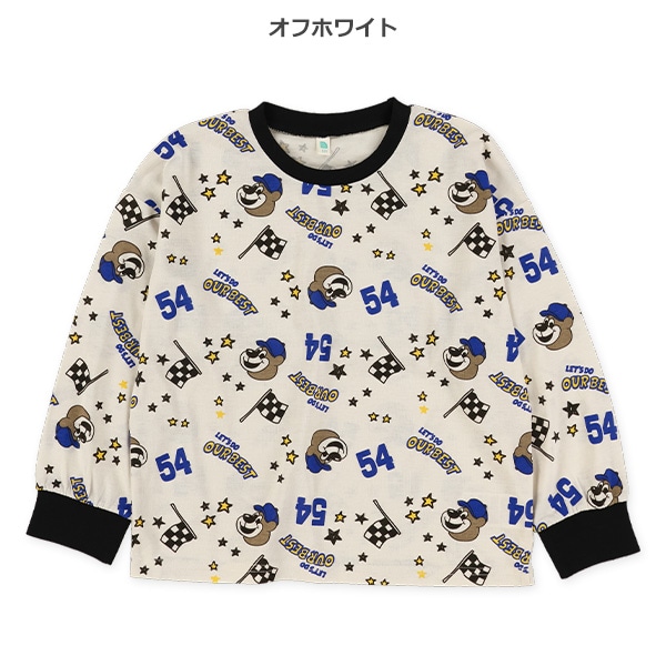 アメカジ柄コミック長袖Tシャツ