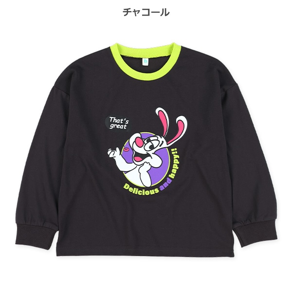 アメカジ柄コミック長袖Tシャツ