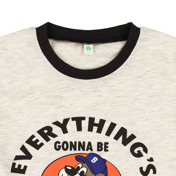アメカジ柄コミック長袖Tシャツ