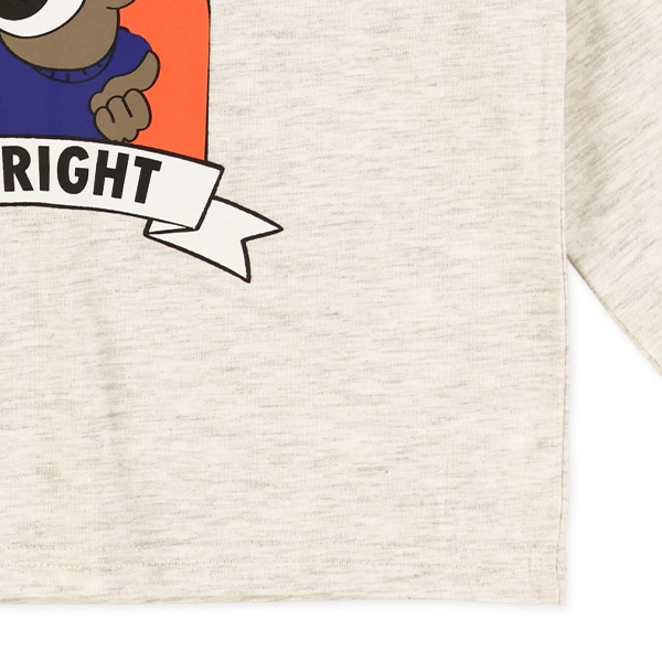 アメカジ柄コミック長袖Tシャツ
