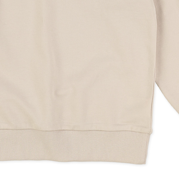 裏毛袖ライン薄手トレーナー