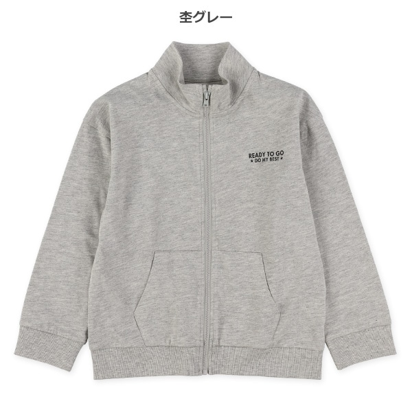 胸ロゴスエットジャケット