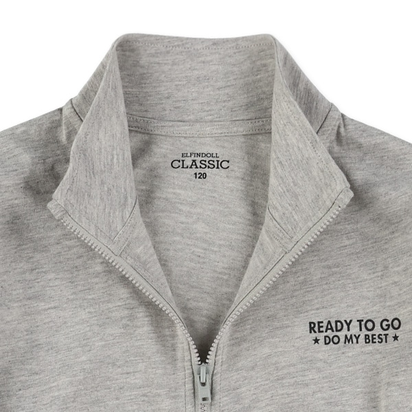 胸ロゴスエットジャケット