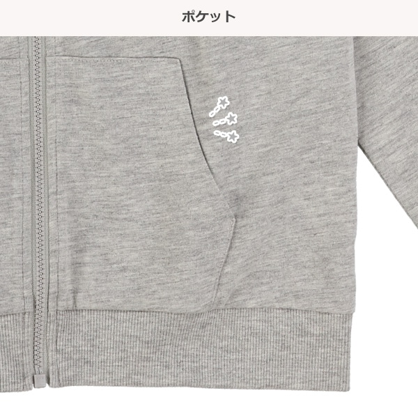 胸ロゴスエットジャケット