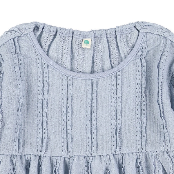 ジャガード半袖ブラウス