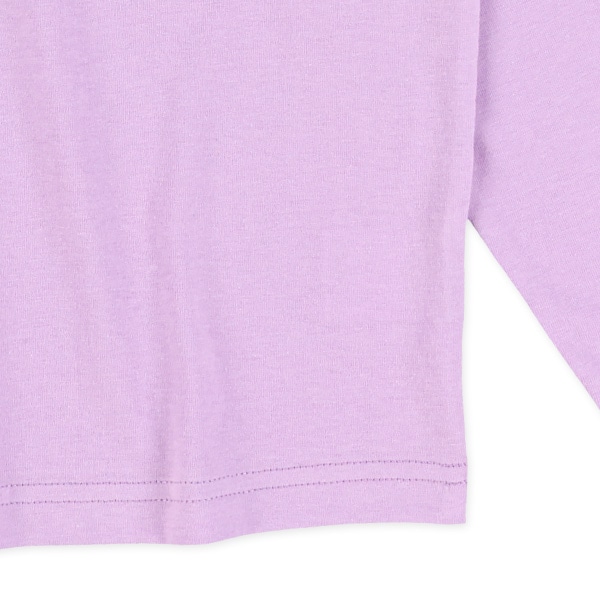 ワンポイント刺繍長袖Tシャツ