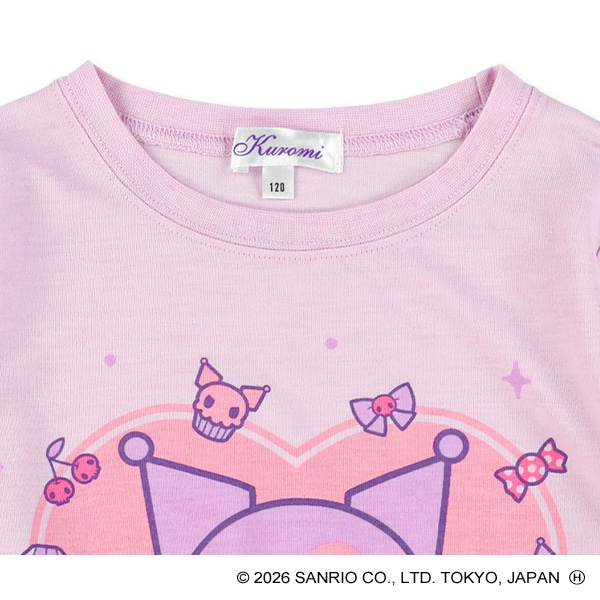 裾フリル長袖Tシャツ（ハローキティ・マイメロディ・シナモロール・クロミ）