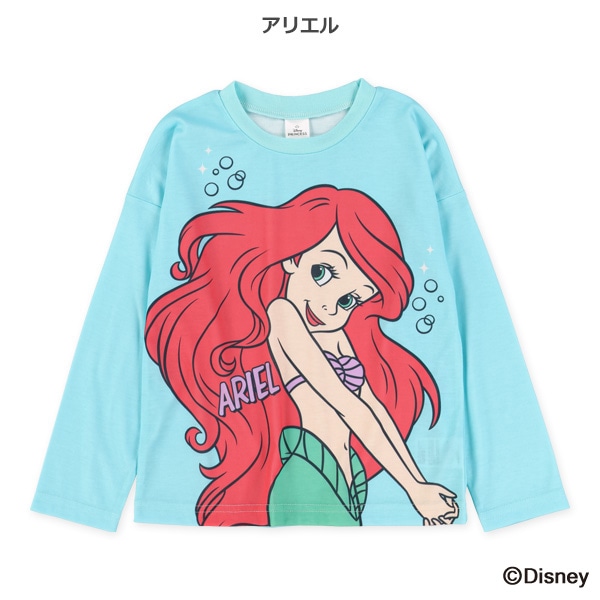 ポリエステルスムース長袖Tシャツ（ディズニープリンセス）