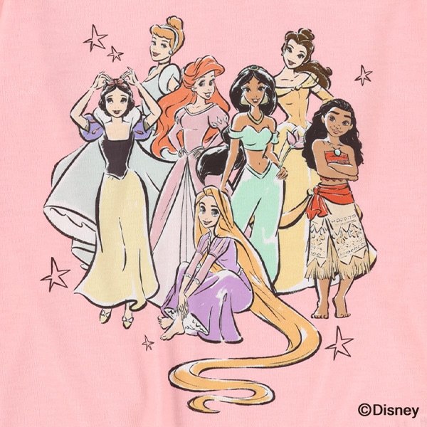 ポリエステルスムース長袖Tシャツ（ディズニープリンセス）