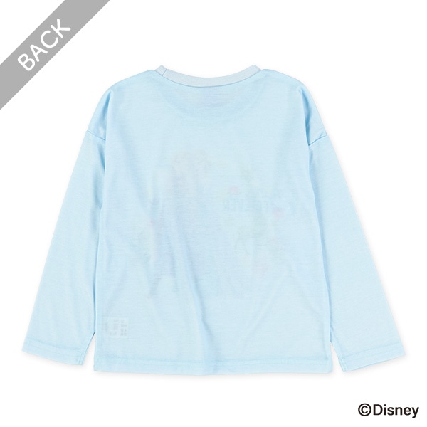 ポリエステルスムース長袖Tシャツ（アナと雪の女王）