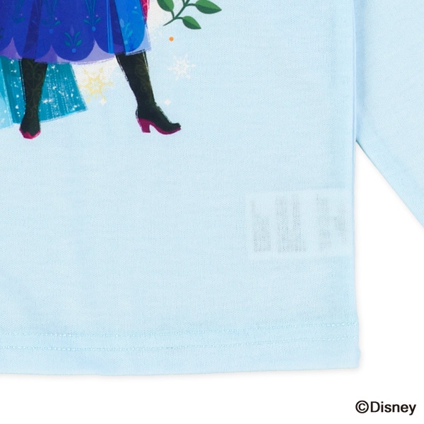 ポリエステルスムース長袖Tシャツ（アナと雪の女王）