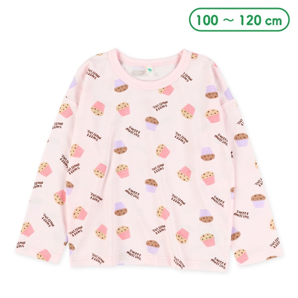 マフィン総柄長袖Tシャツ