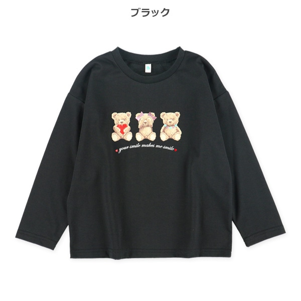箔・発泡プリントロゴ長袖Tシャツ