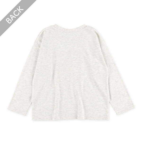 箔・発泡プリントロゴ長袖Tシャツ