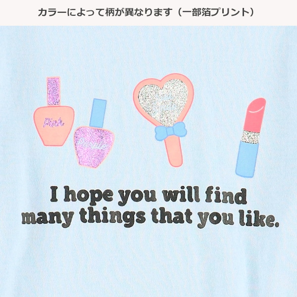 箔・発泡プリントロゴ長袖Tシャツ