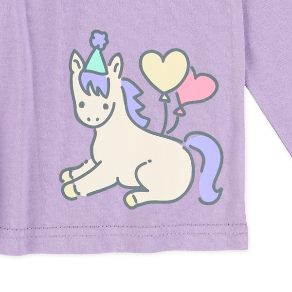 ひょっこりアニマル長袖Tシャツ
