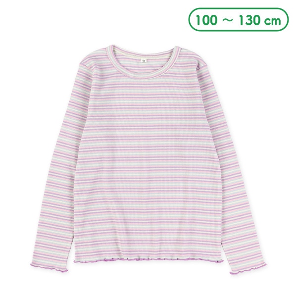 スパンテレコボーダー長袖Tシャツ