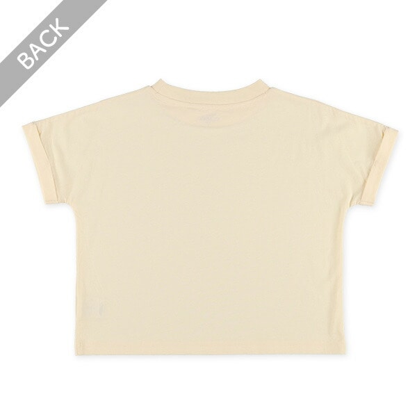 ワイドカラー半袖Tシャツ（ホワイト・ブラック・イエロー・ライト 