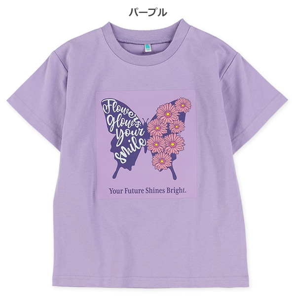 モチーフプリント半袖Tシャツ