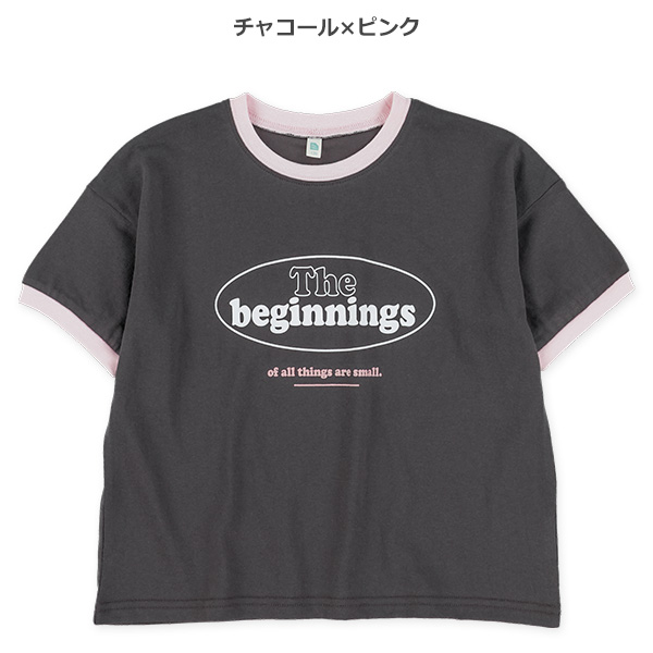 胸ロゴリンガー半袖Tシャツ