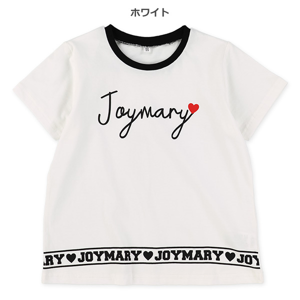 裾ロゴプリント半袖Tシャツ