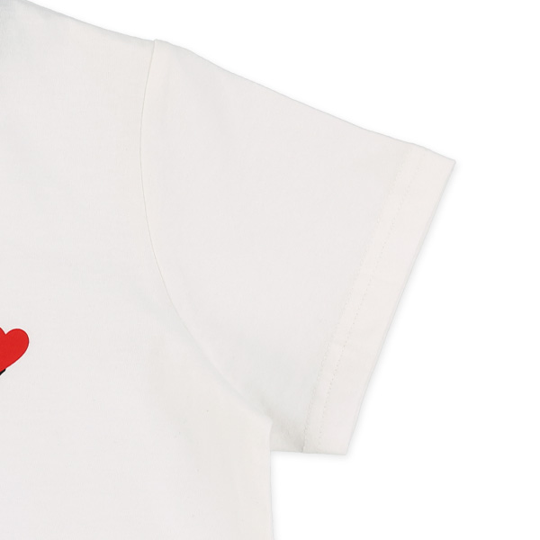 裾ロゴプリント半袖Tシャツ